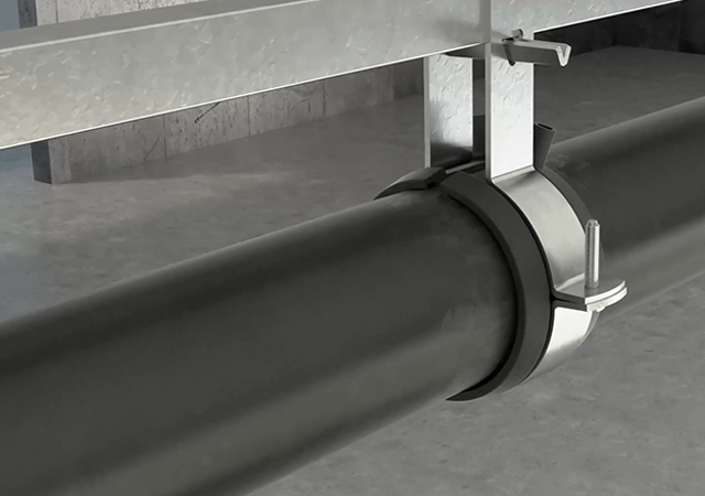 Geberit Pluvia system facilitates faster, more cost-effective installation of drainage pipes.